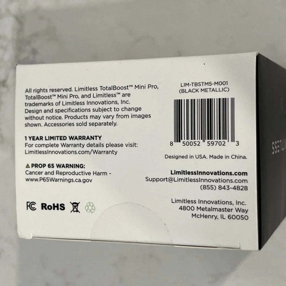 Limitless TotalBoost Mini Pro 5,000mAh Universal Power Bank